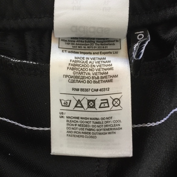 Adidas Climacool Black Training Pants Three White Stripes #5 Youth Large - Picture 10 of 10